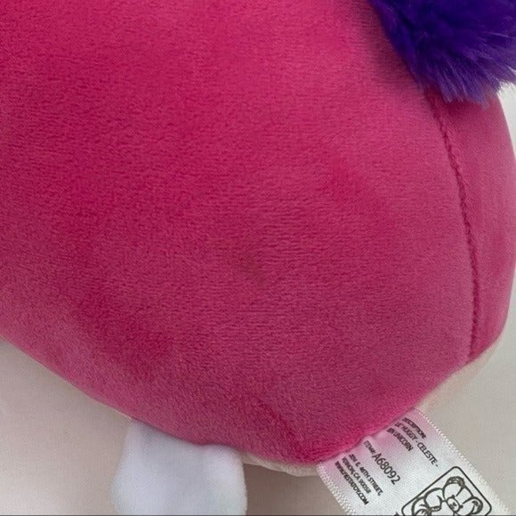 Fiesta Lil Huggy Celeste Pink Unicorn Plush Stuffed Animal - Picture 5 of 8